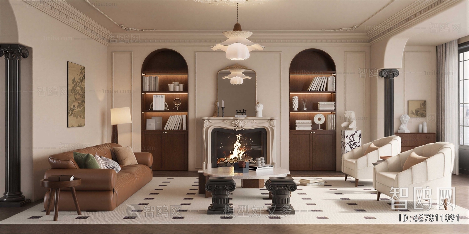 French Style A Living Room