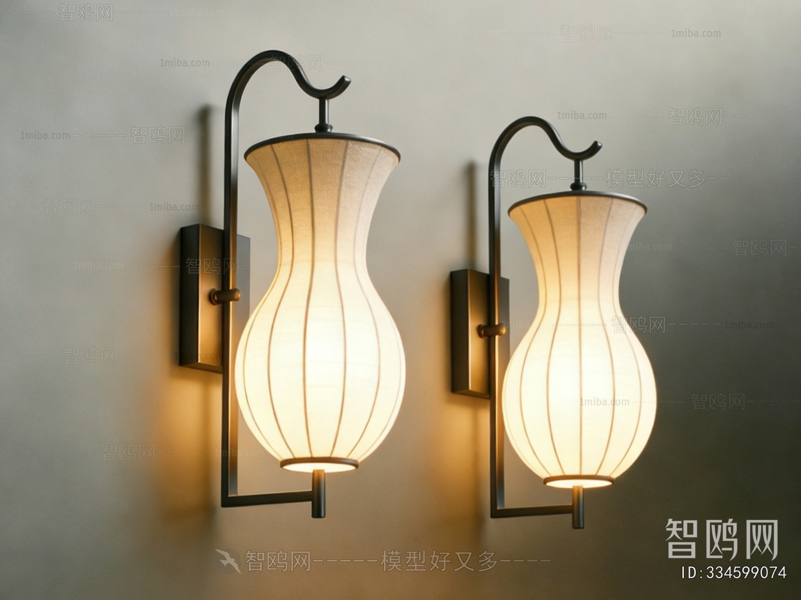 New Chinese Style Wall Lamp
