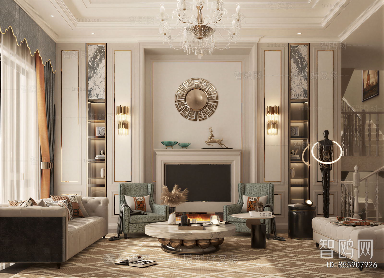 European Style A Living Room