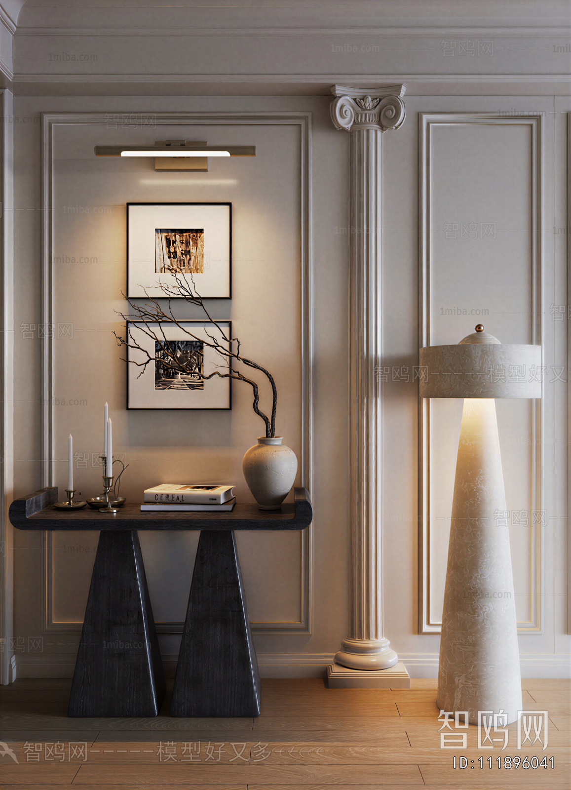 French Style Hallway