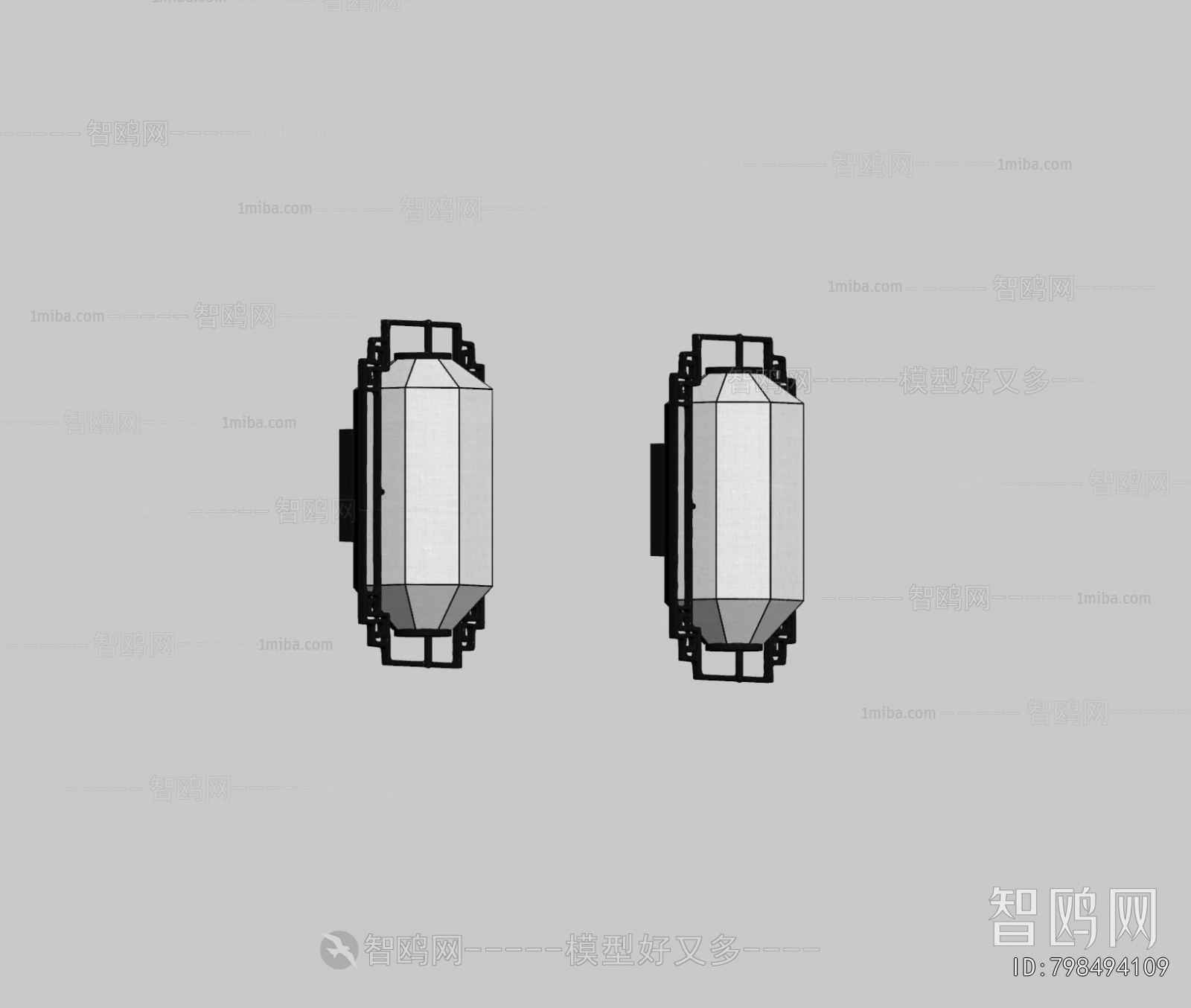 New Chinese Style Wall Lamp