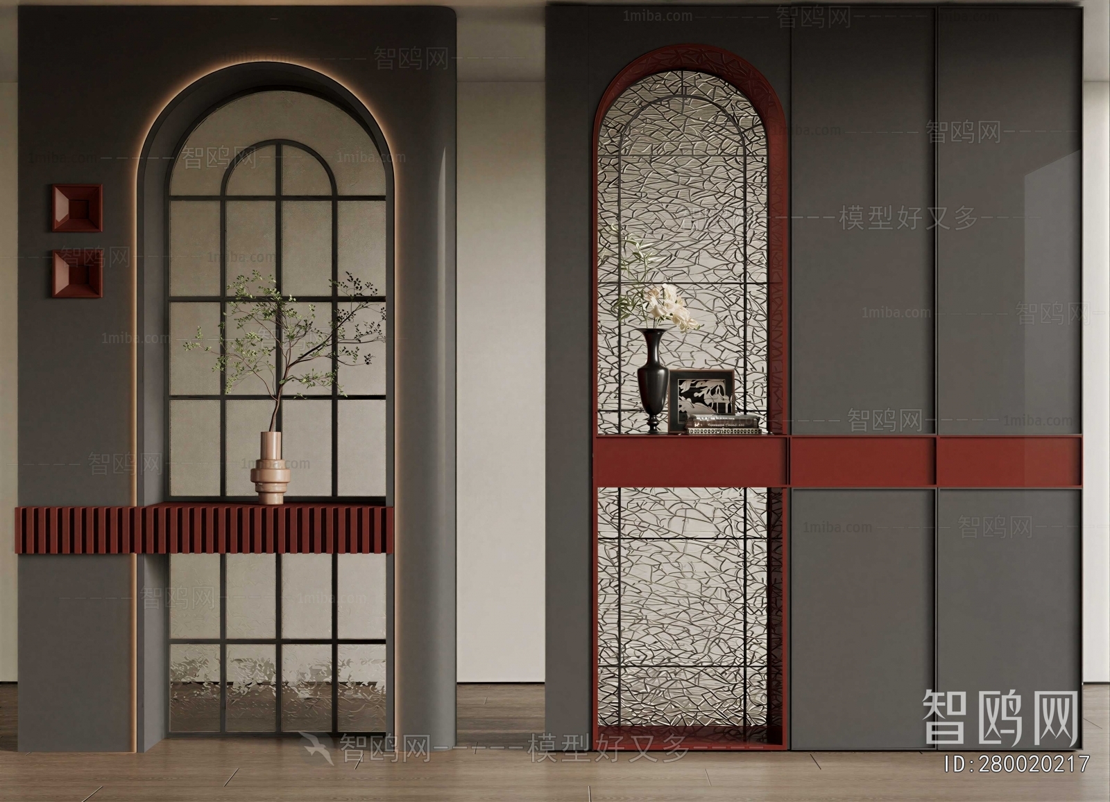 French Style Hallway