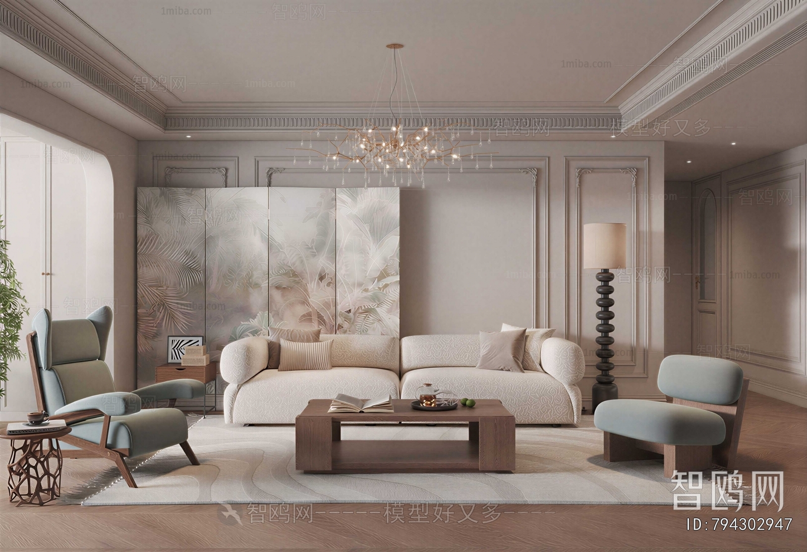 French Style A Living Room