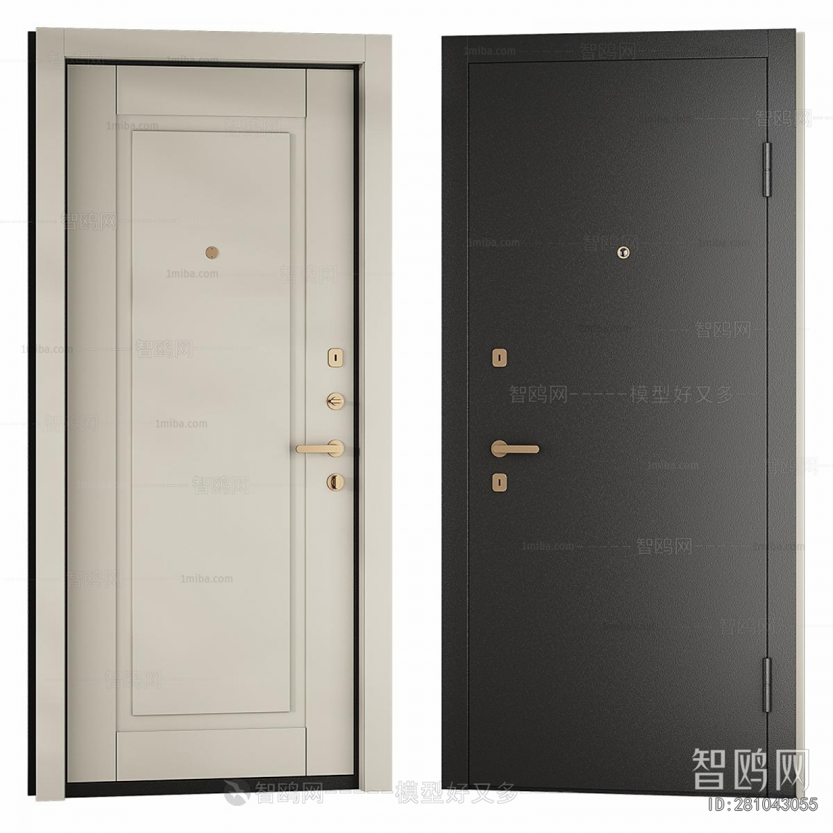 Modern Single Door