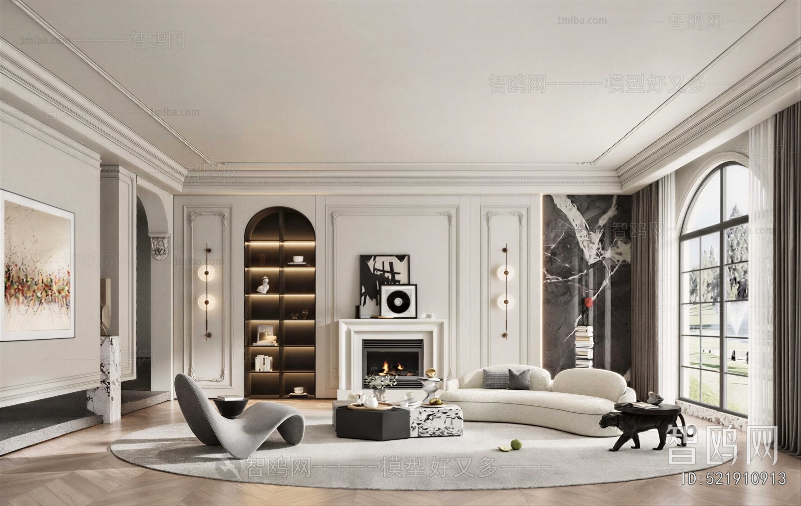 French Style A Living Room