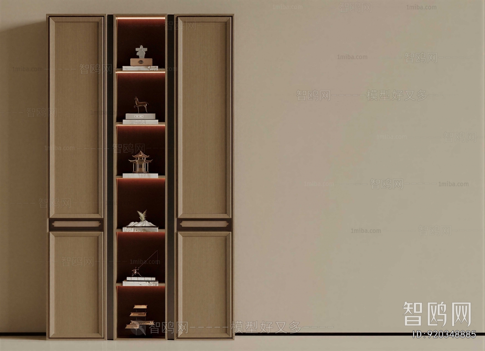 New Chinese Style Decorative Cabinet