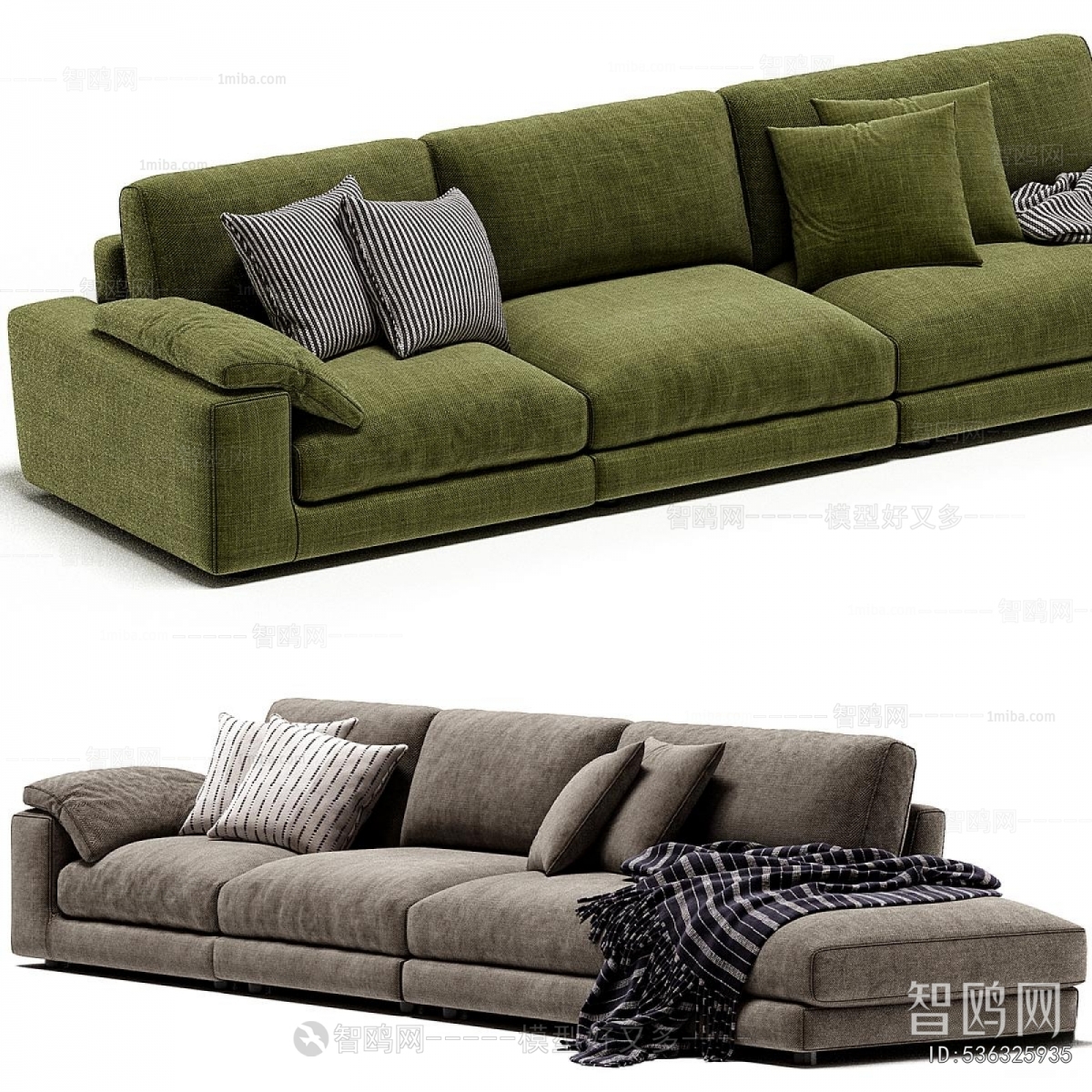 Modern Three-seat Sofa
