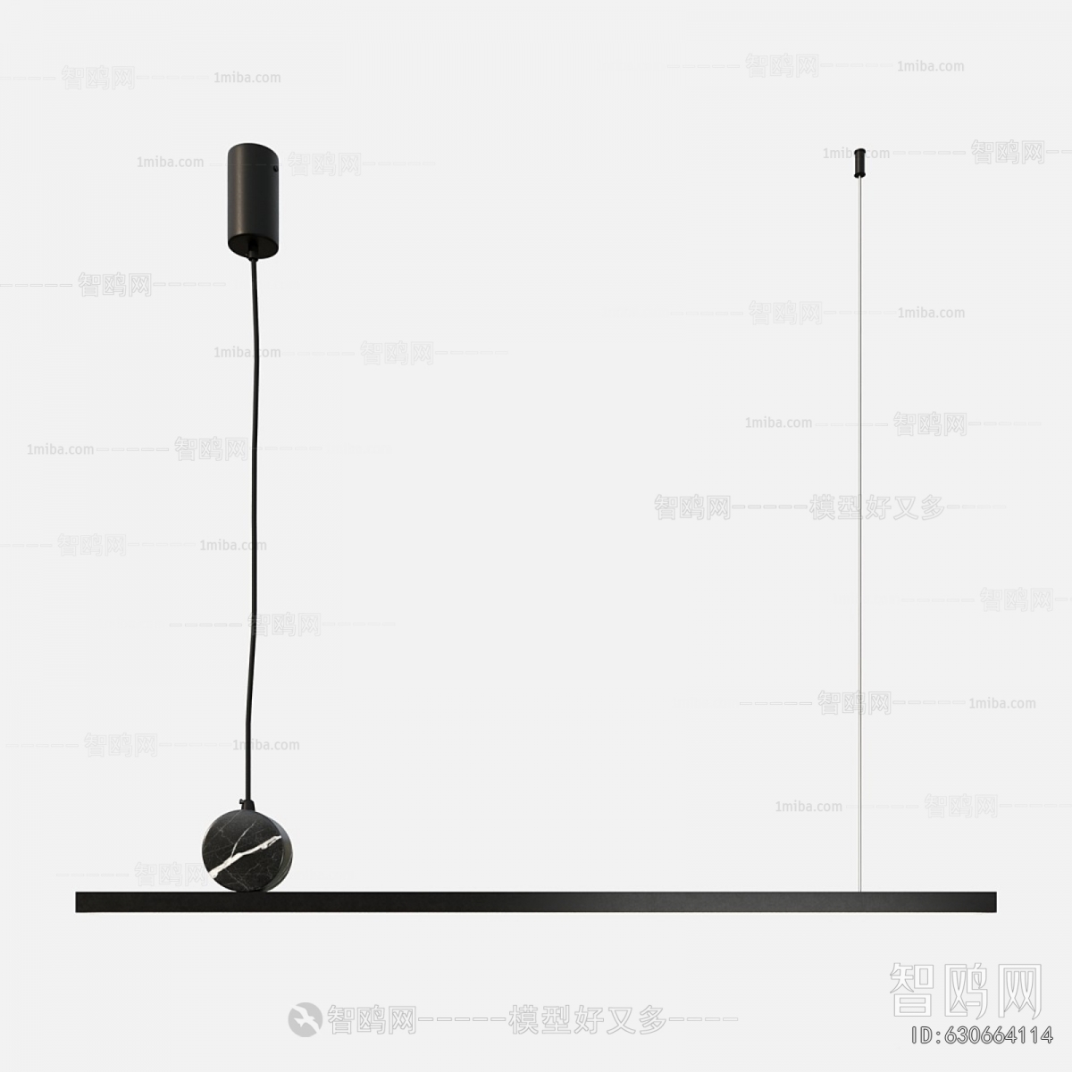 Modern Long Chandelier