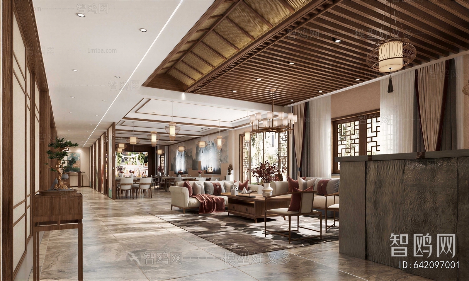 New Chinese Style Meeting Room