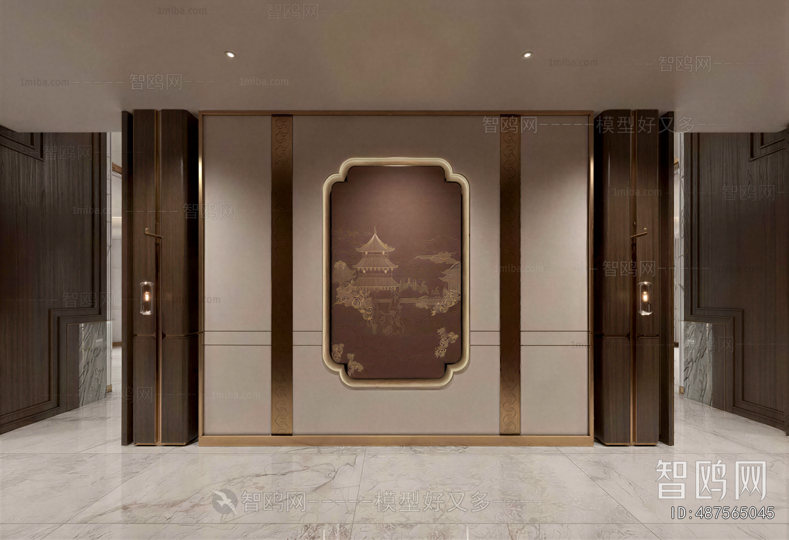 New Chinese Style Hallway