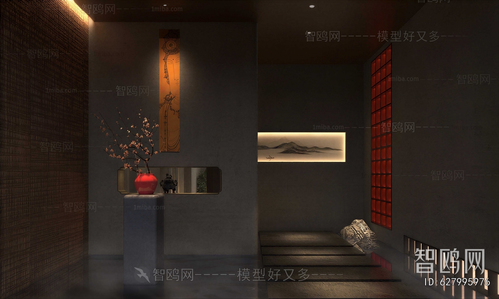 New Chinese Style Hallway