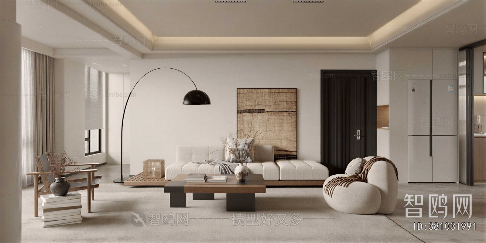 Wabi-sabi Style A Living Room