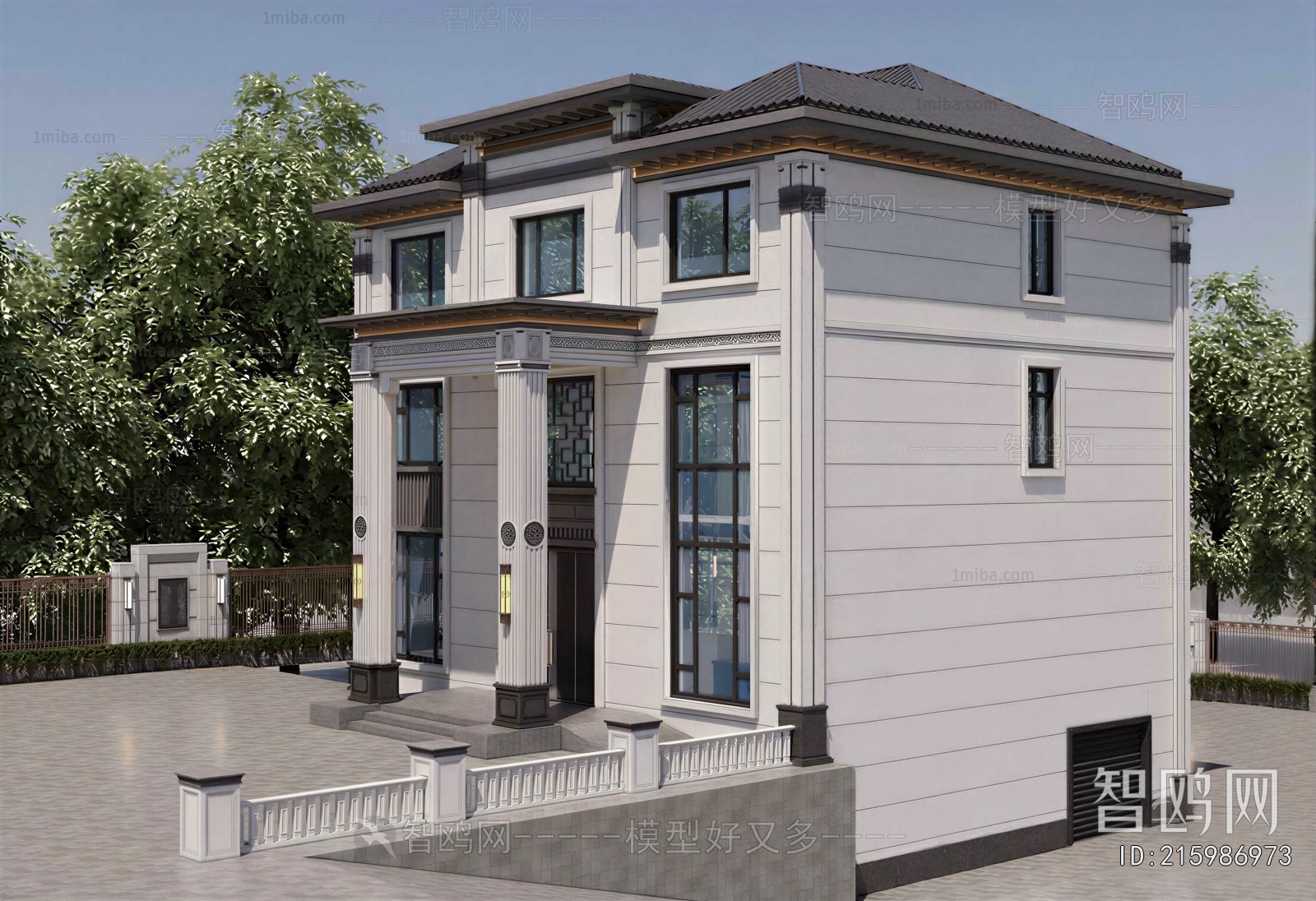 New Chinese Style Detached Villa