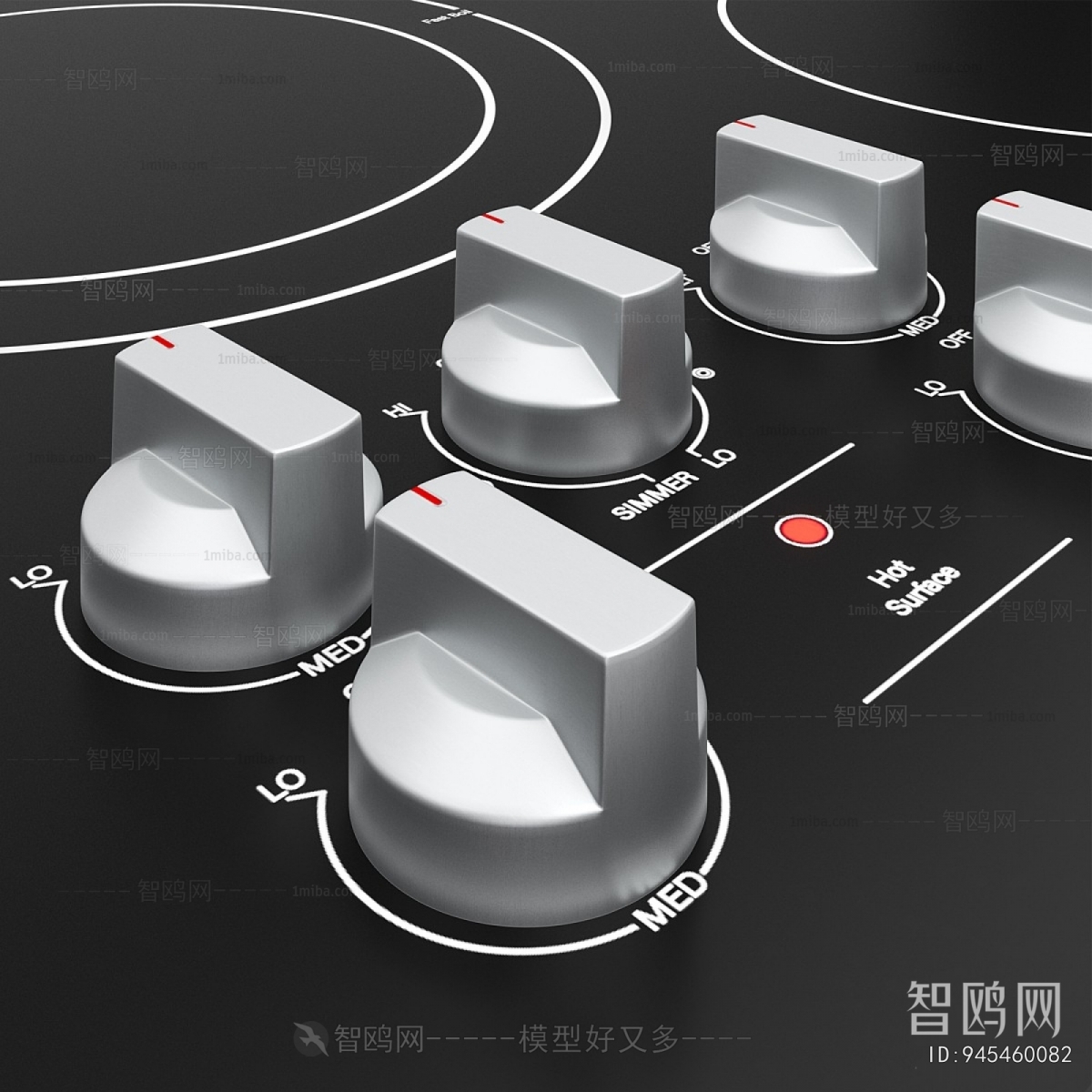 Modern Kitchen Electric Gas Range