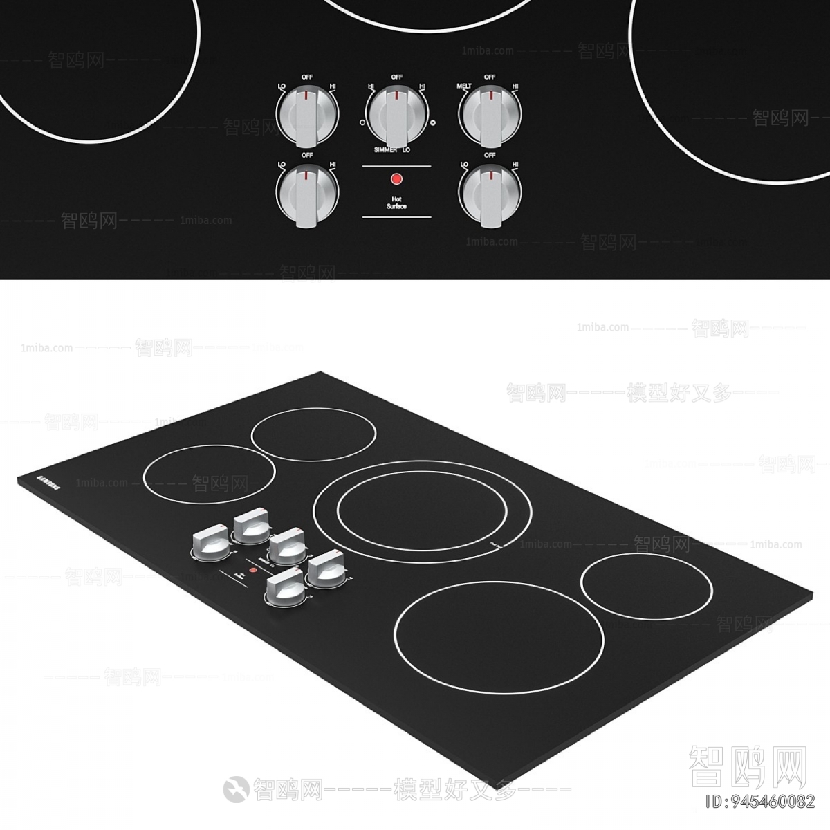 Modern Kitchen Electric Gas Range
