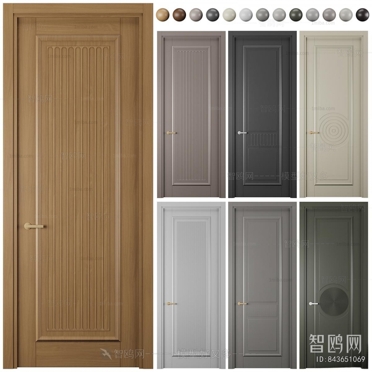Modern Single Door