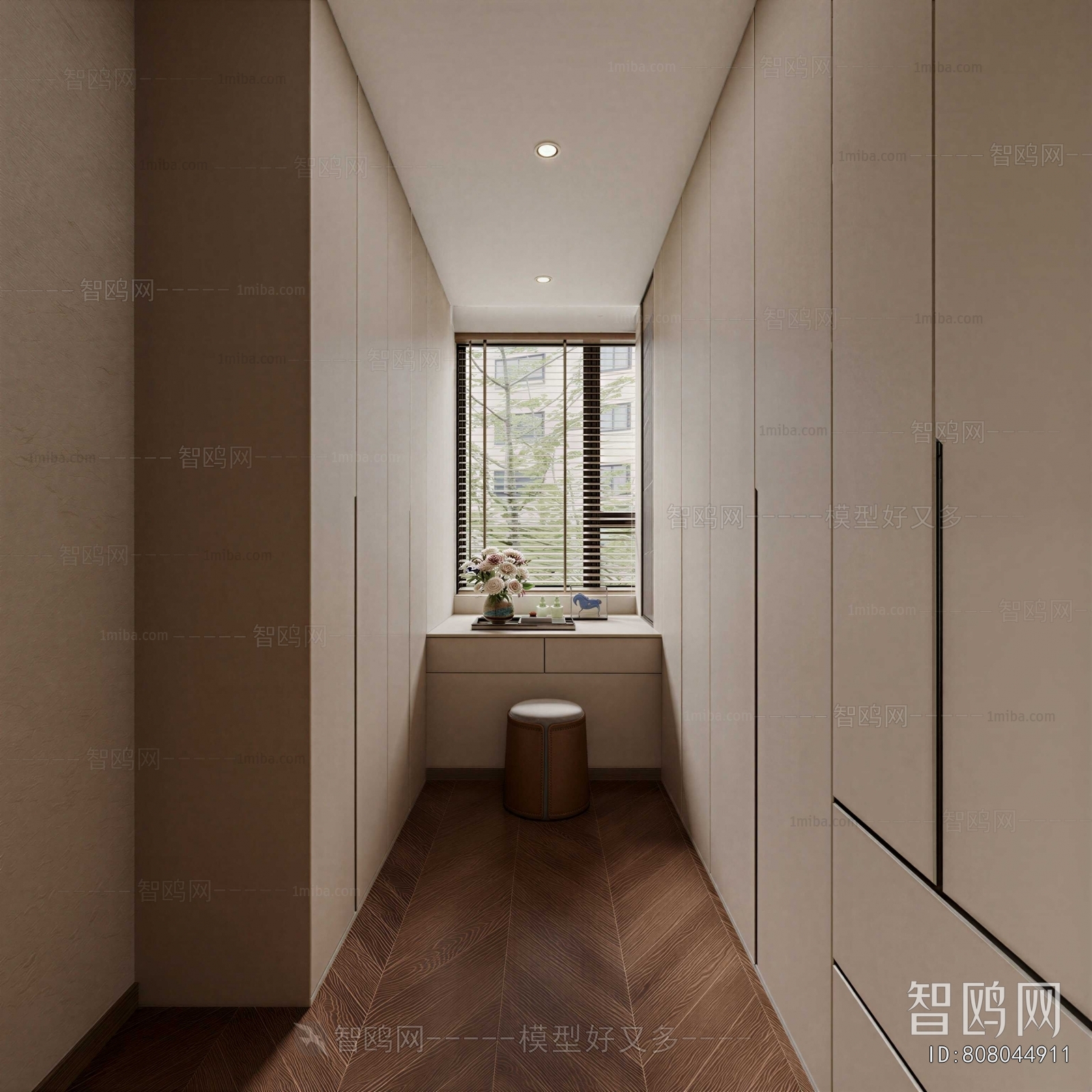 Modern Clothes Storage Area