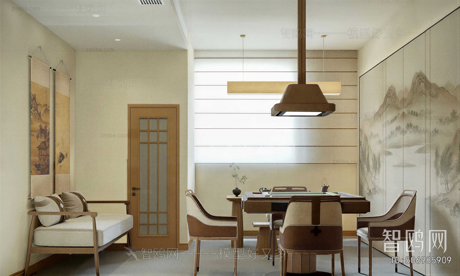 New Chinese Style Chess And Card Room