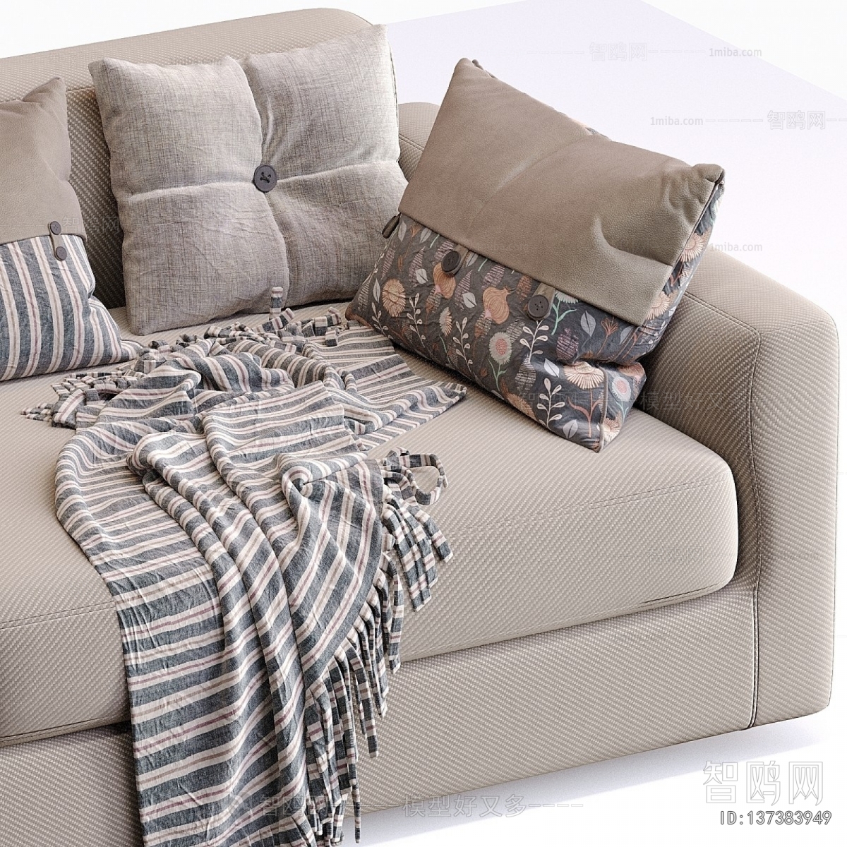 Modern Three-seat Sofa