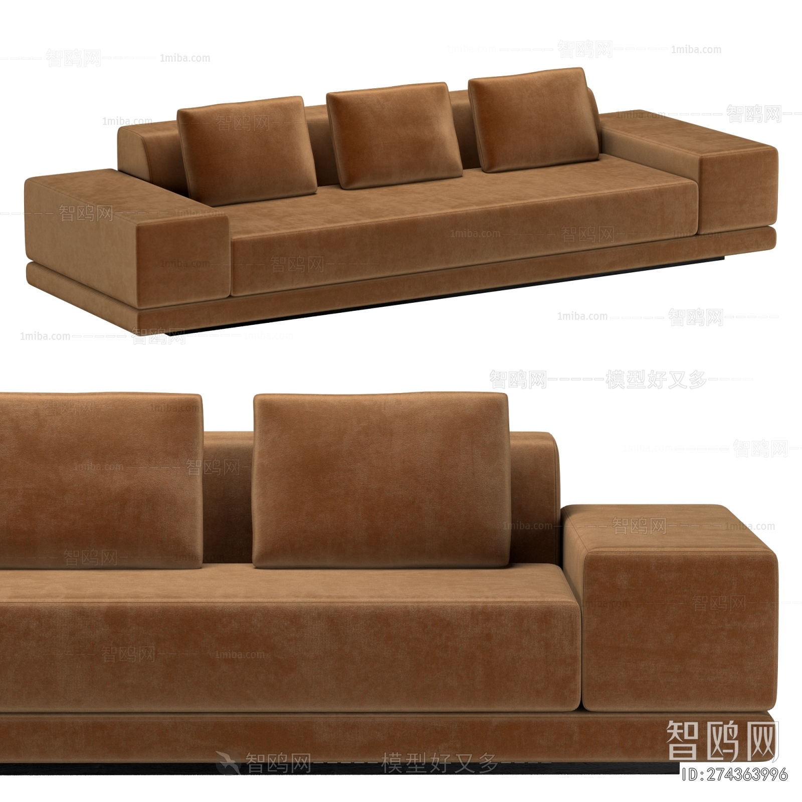 Modern Three-seat Sofa