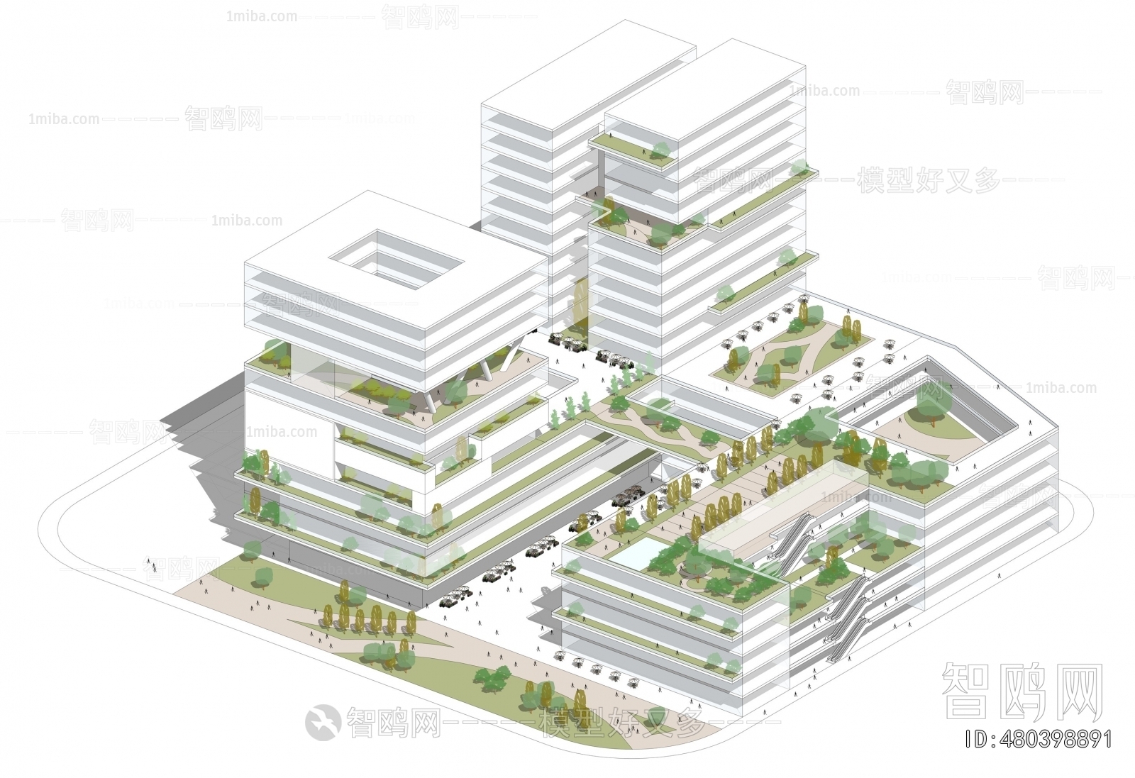 Modern Appearance Of Commercial Building