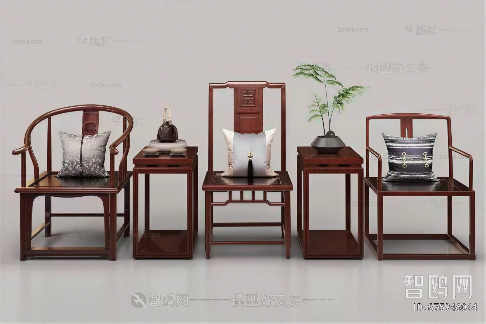 New Chinese Style Lounge Chair