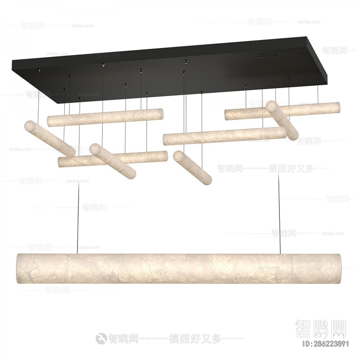 Modern Long Chandelier