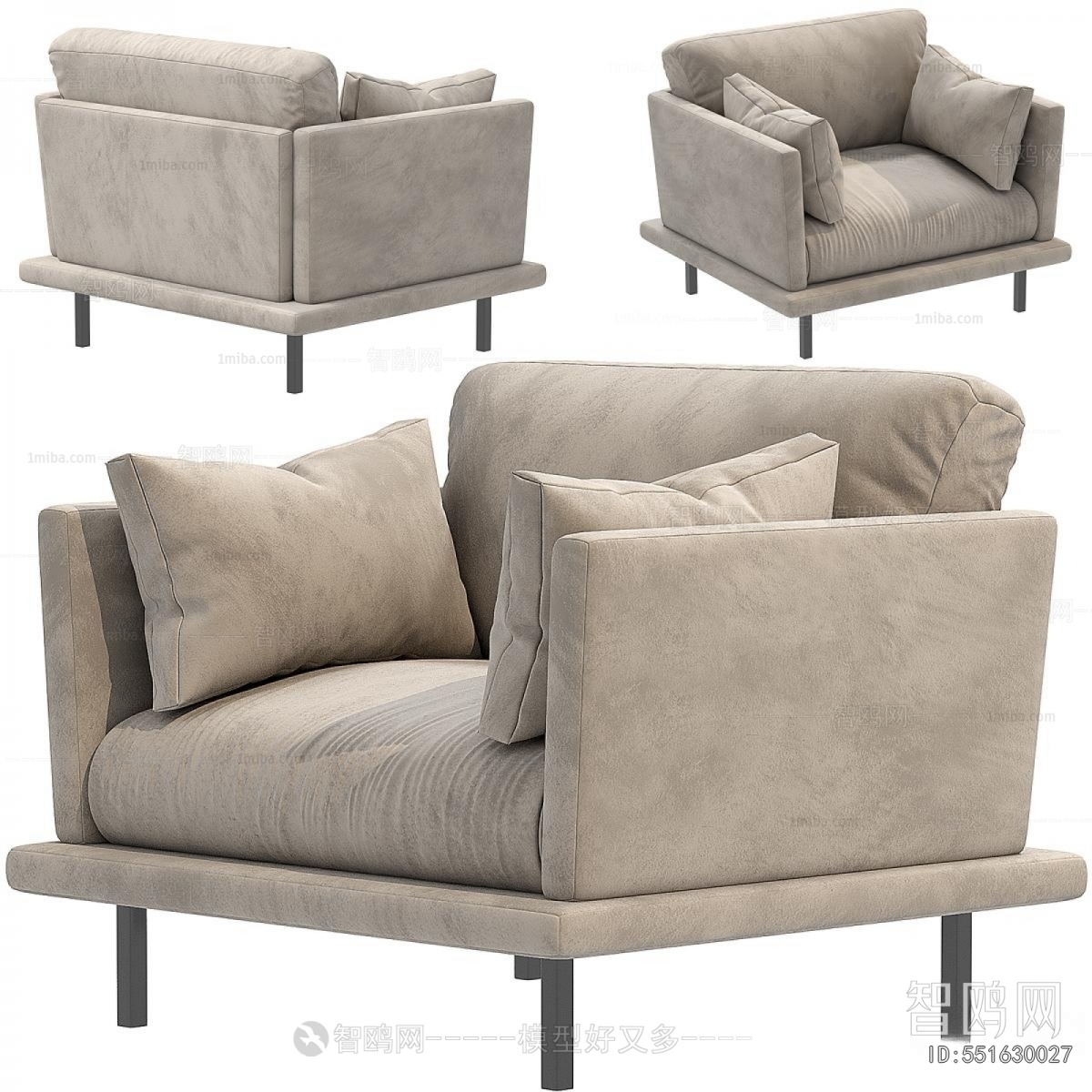 Modern Single Sofa