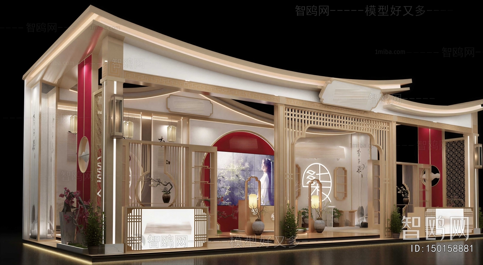 New Chinese Style Exhibition Hall