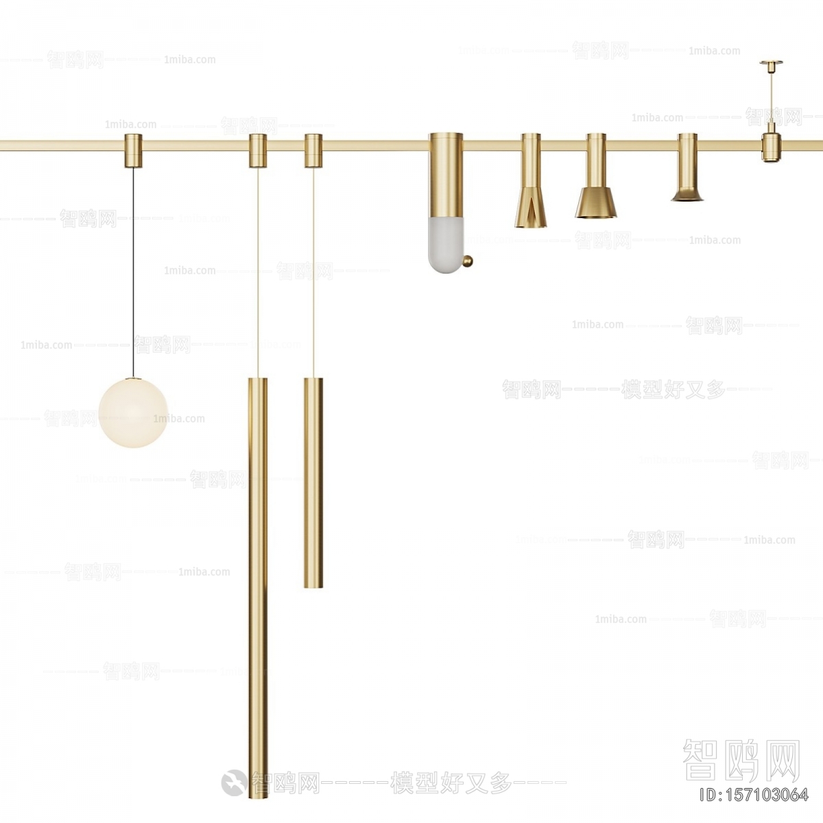 Modern Long Chandelier