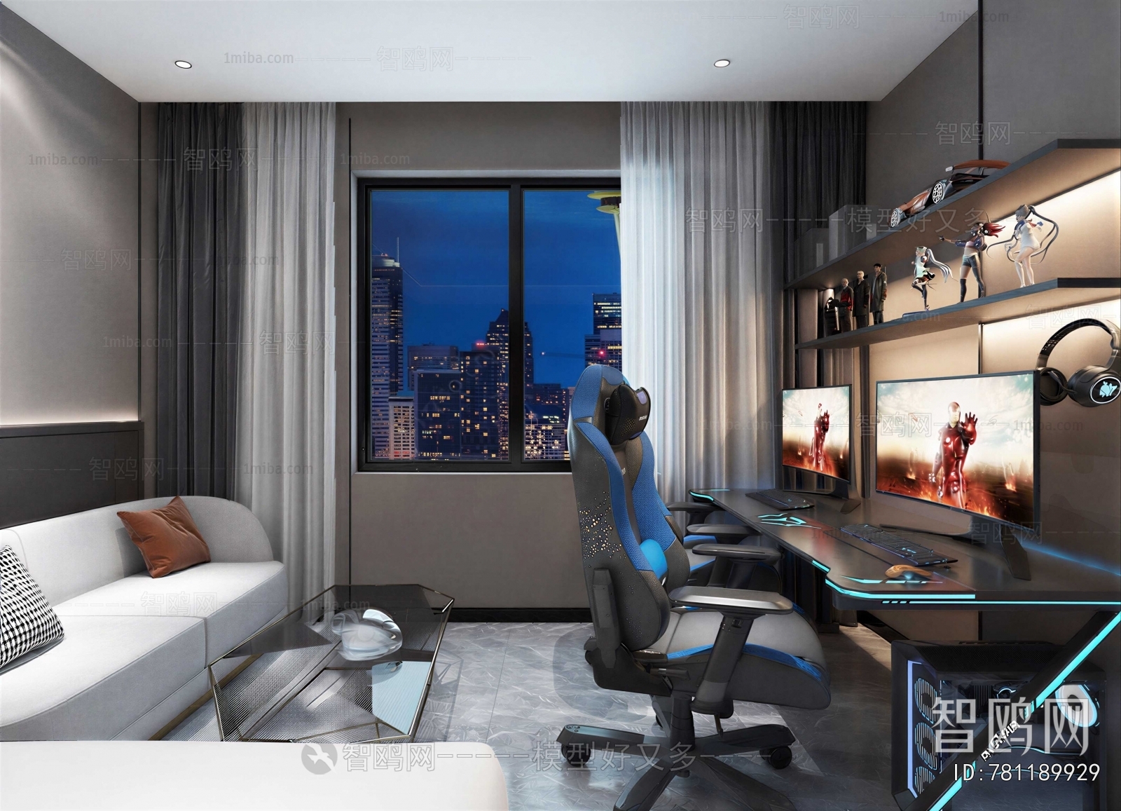 Modern E-sports Room