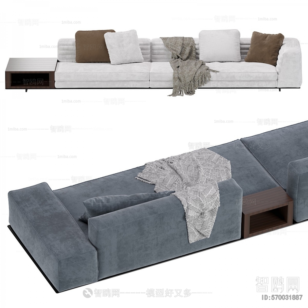 Modern Multi Person Sofa