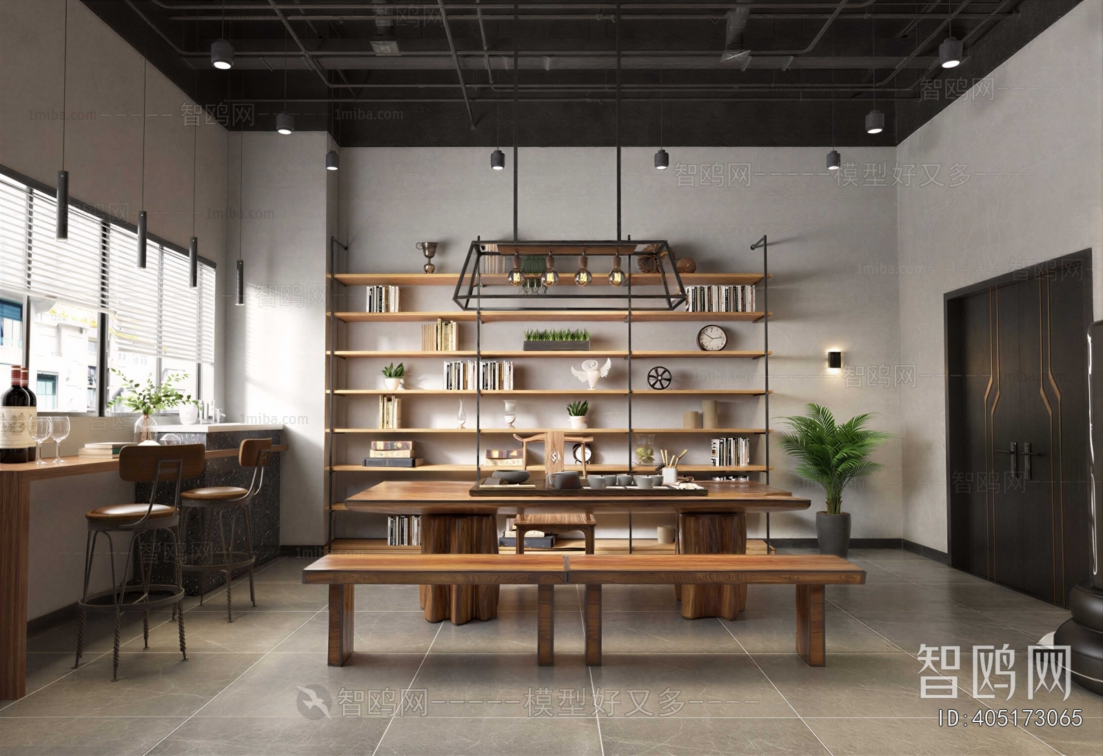 Industrial Style Manager's Office