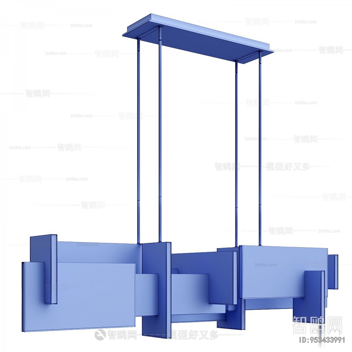 Modern Long Chandelier