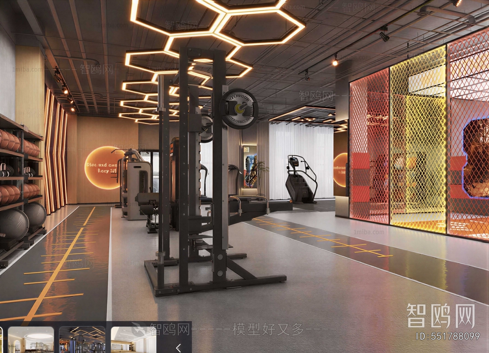 Industrial Style Gym