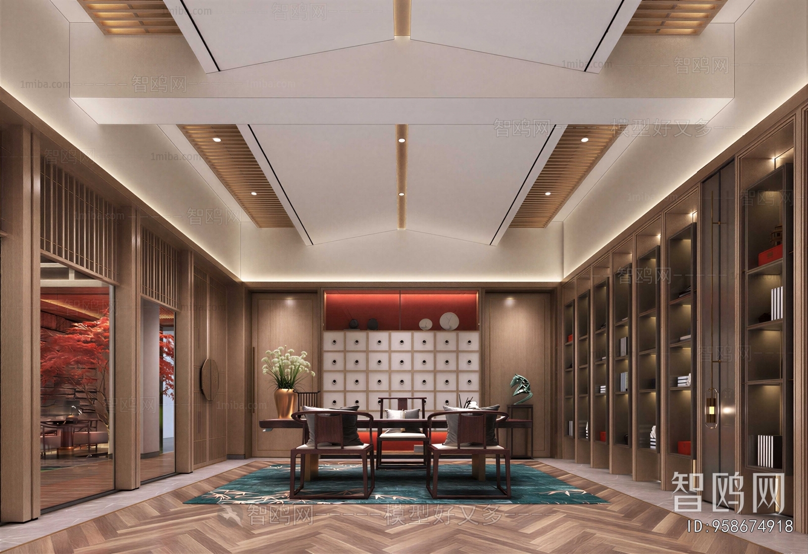 New Chinese Style Teahouse Tea House