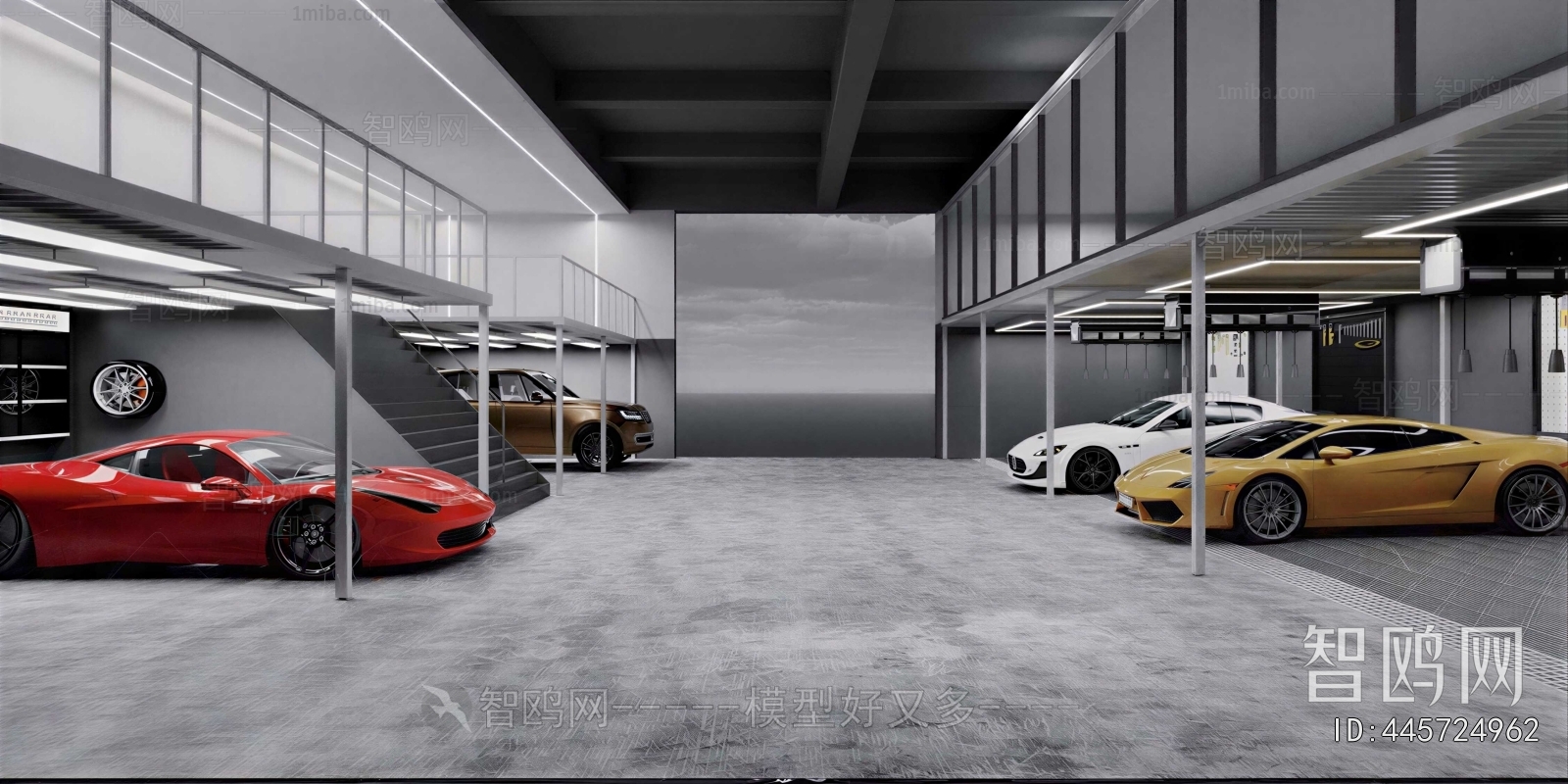 Modern Automobile Repair Shop