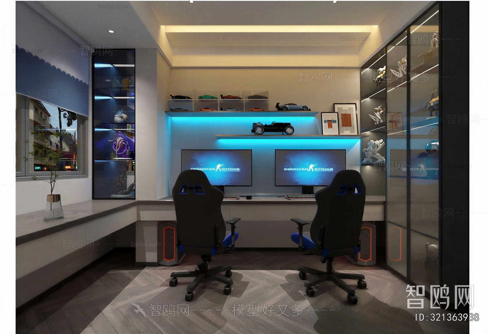 Modern E-sports Room