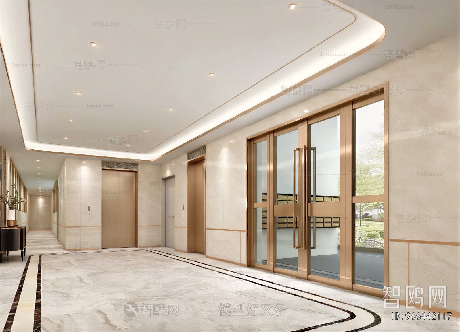 Modern Office Reception Desk