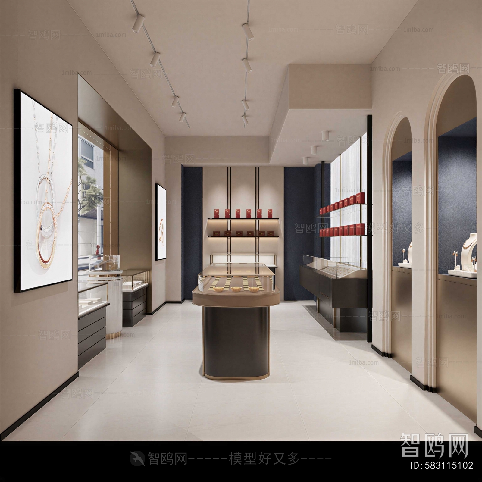 New Chinese Style Jewelry Store
