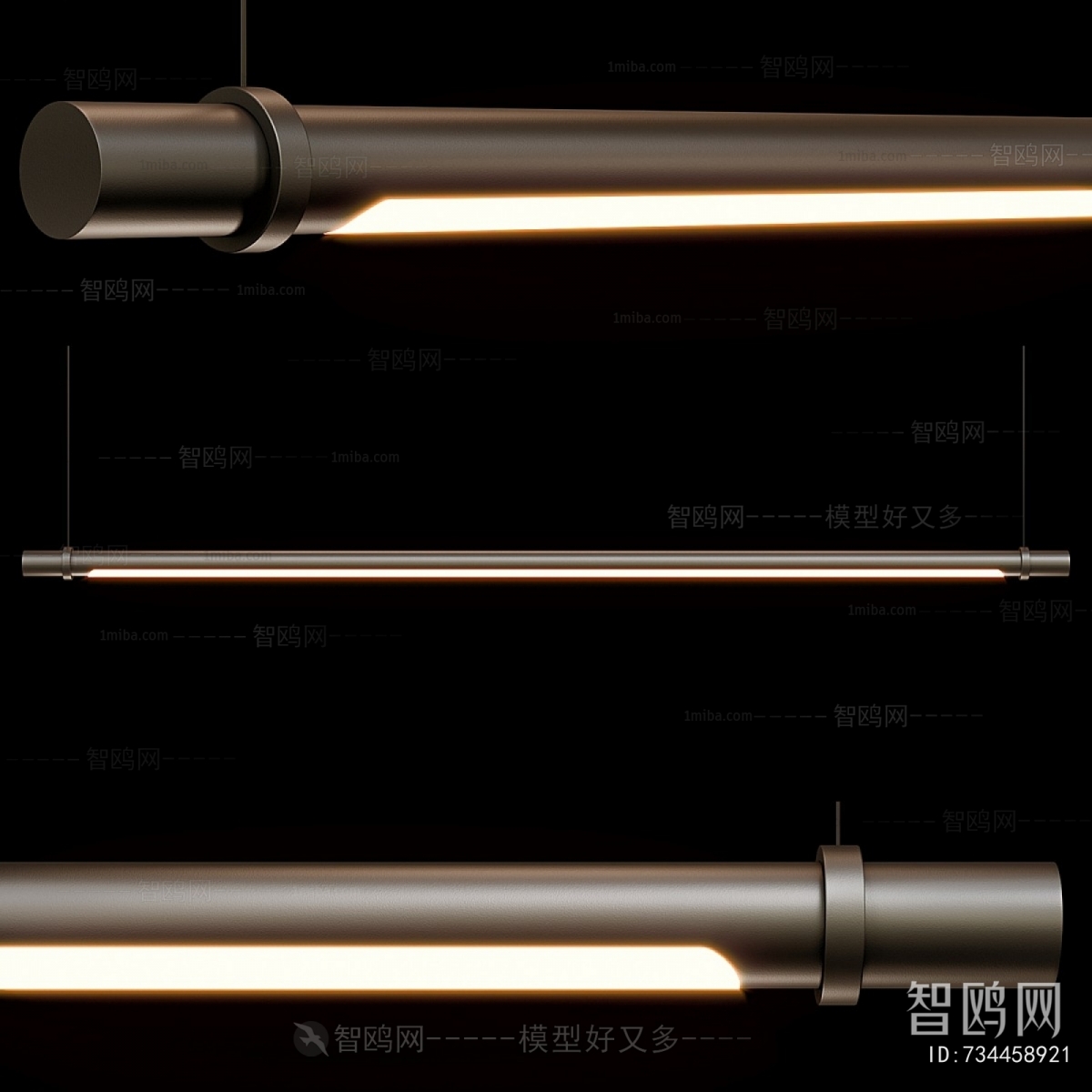 Modern Long Chandelier