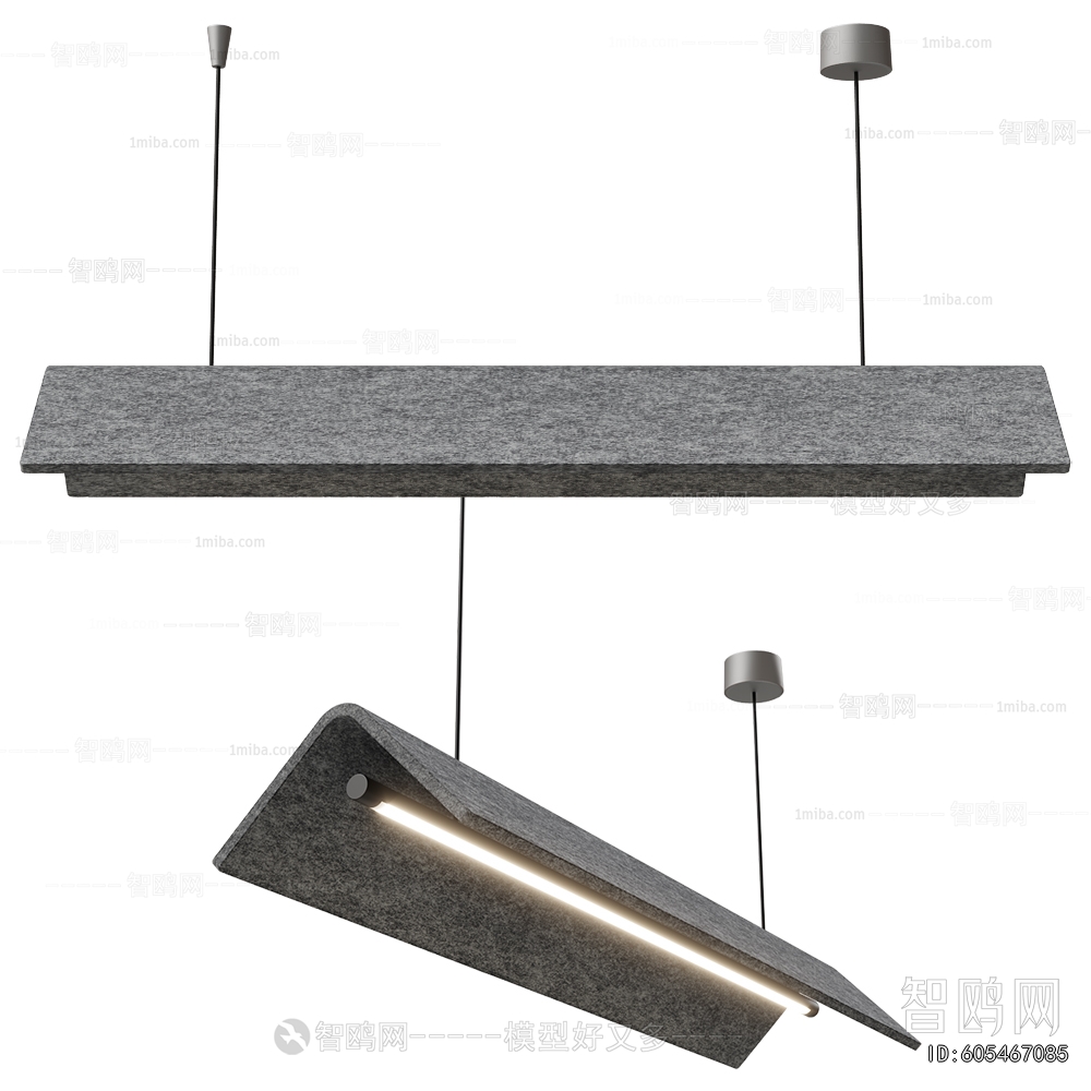 Modern Long Chandelier