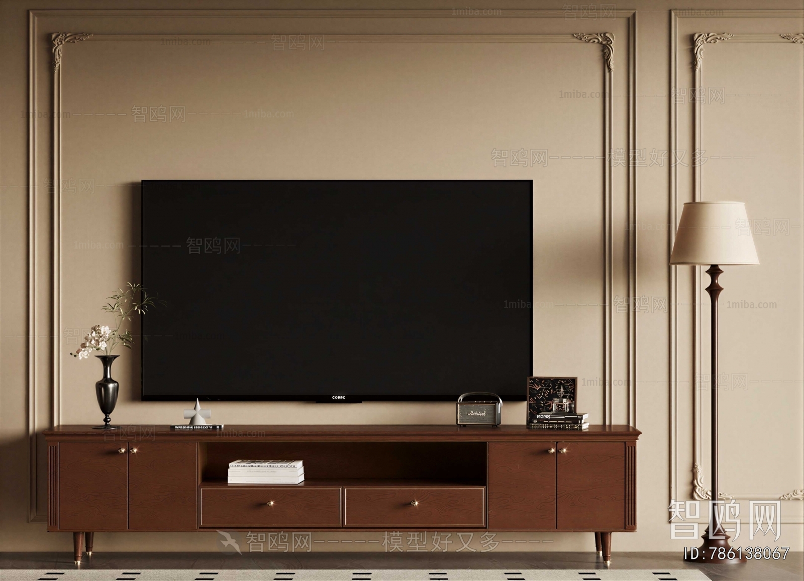 French Style TV Cabinet