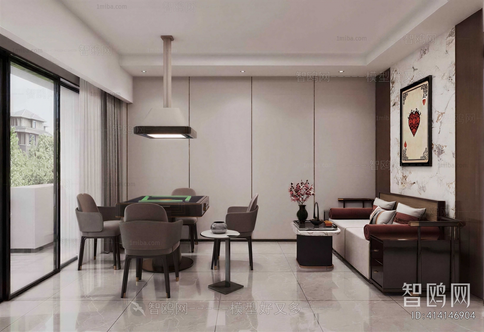 Modern Chess And Card Room