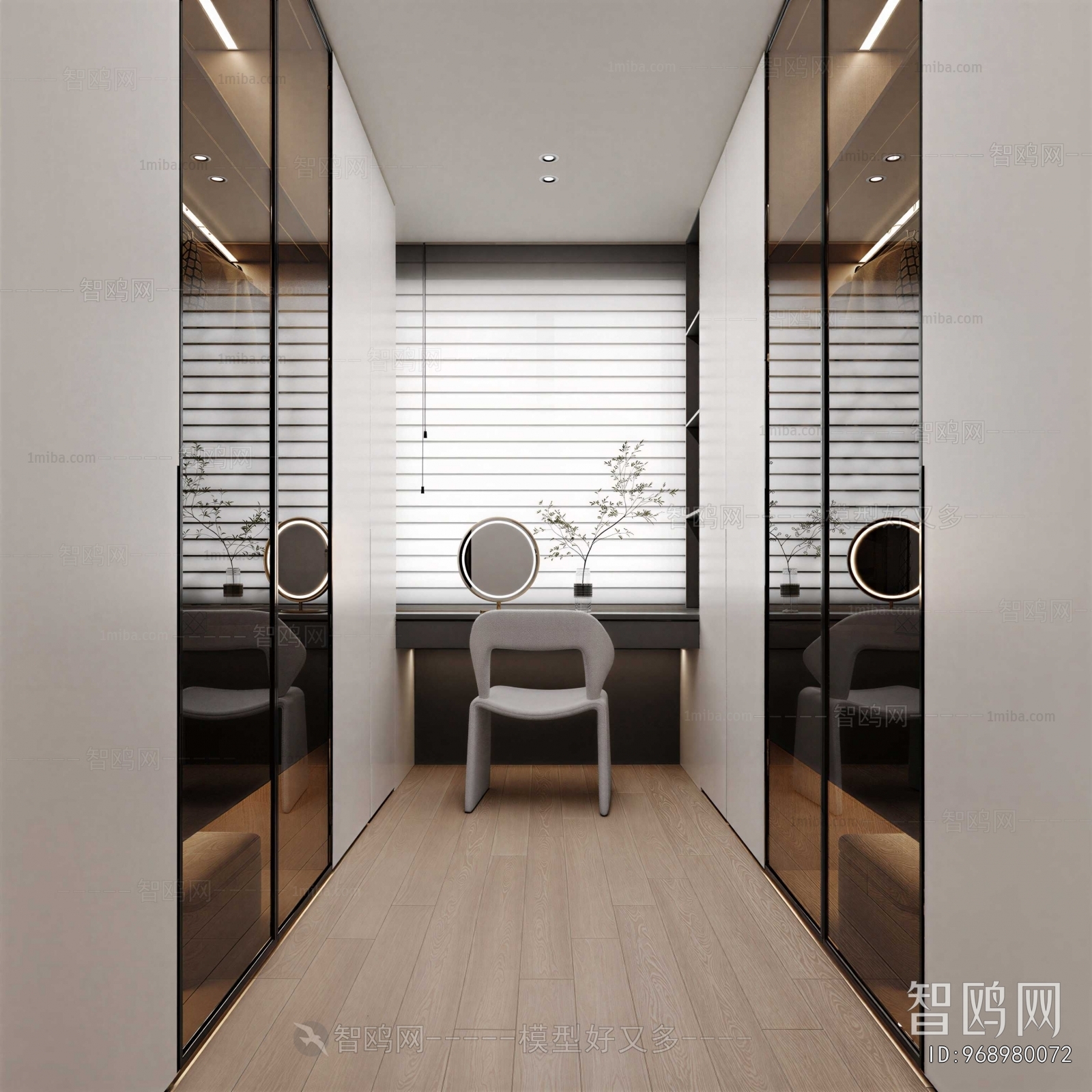 Modern Clothes Storage Area