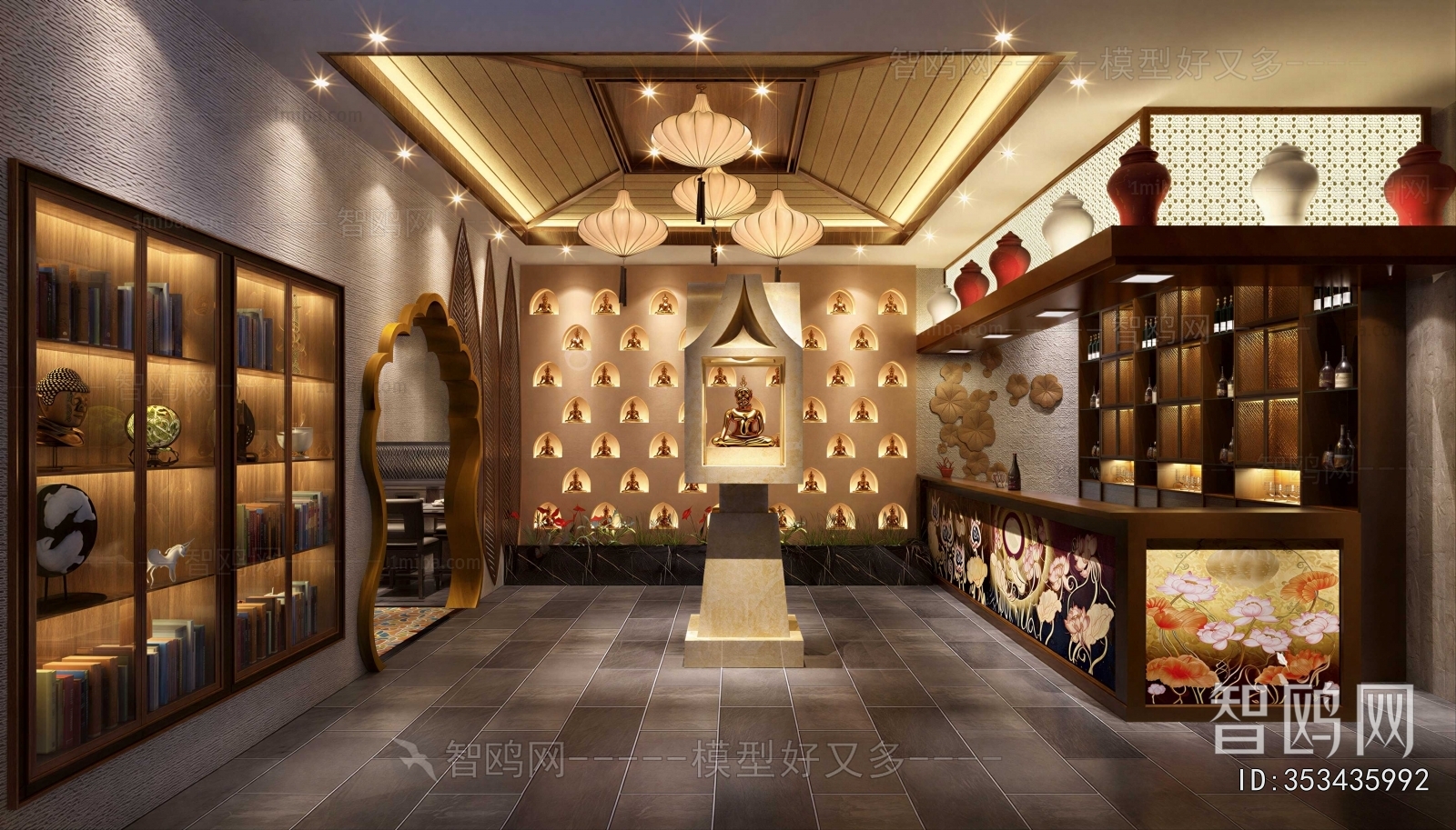 Southeast Asian Style Teahouse Tea House