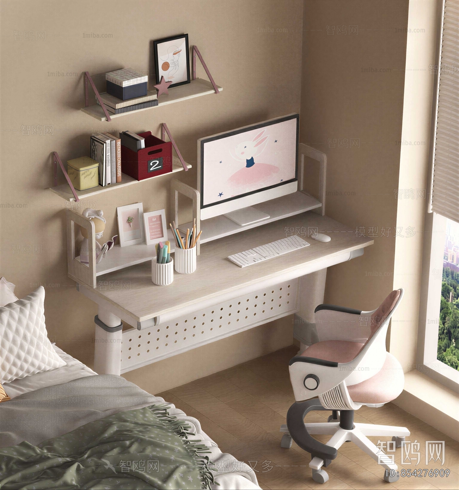 Modern Computer Desk And Chair