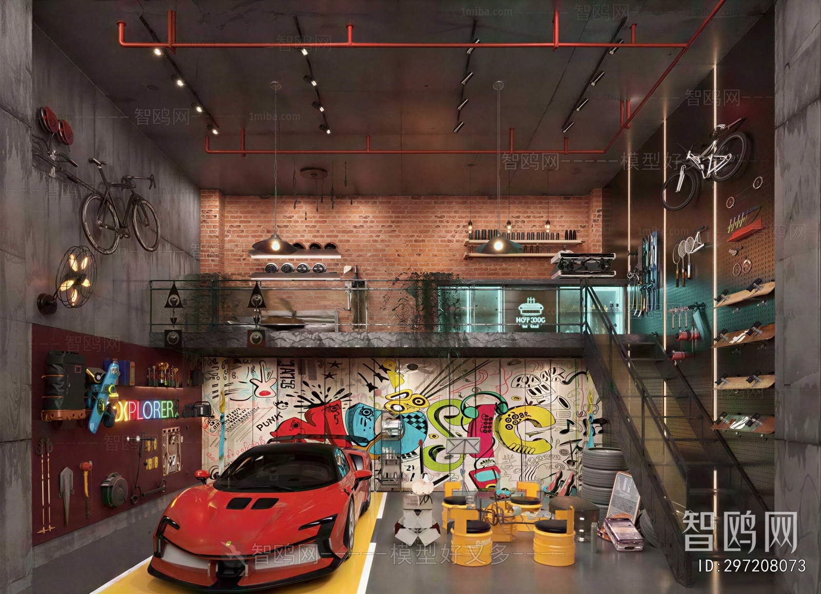 American Style Underground Garage