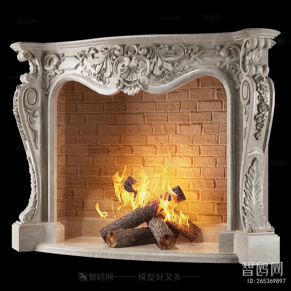 European Style Fireplace