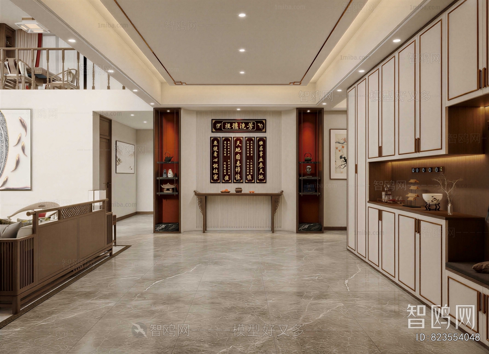 New Chinese Style Hallway